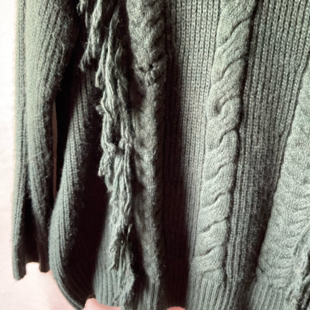 Wonderly Cable Knit Sweater. NWT Dark green. Size XL - Picture 3 of 10